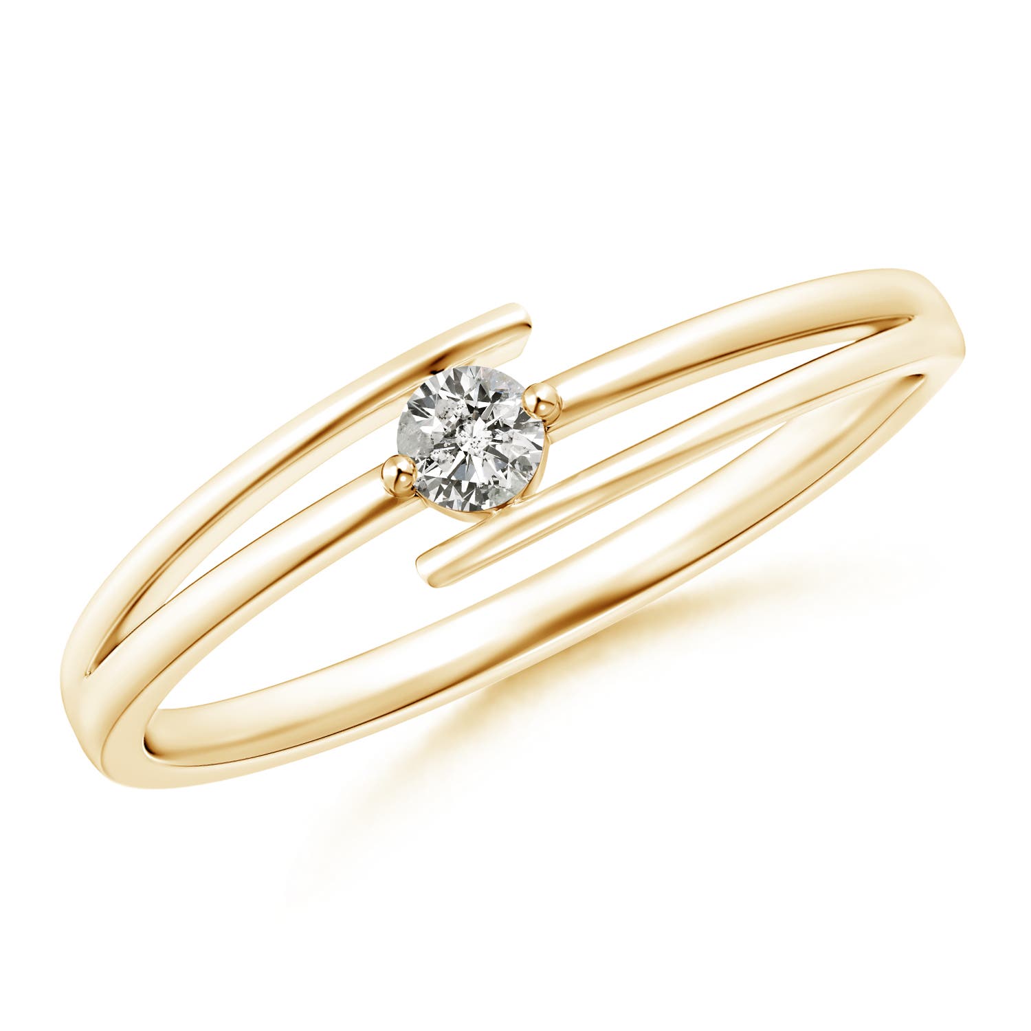 K, I3 / 0.09 CT / 14 KT Yellow Gold