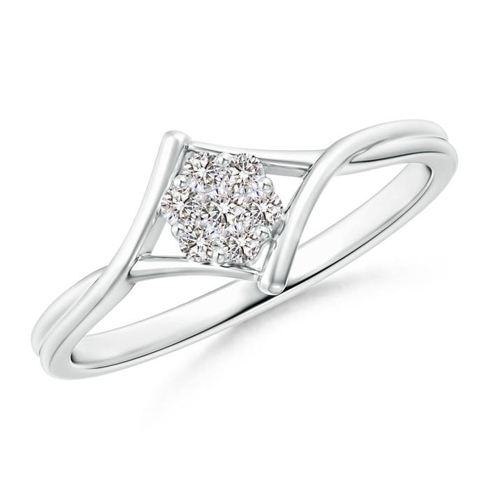 I-J, I1-I2 / 0.14 CT / 14 KT White Gold