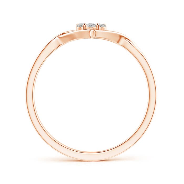 K, I3 / 0.14 CT / 14 KT Rose Gold