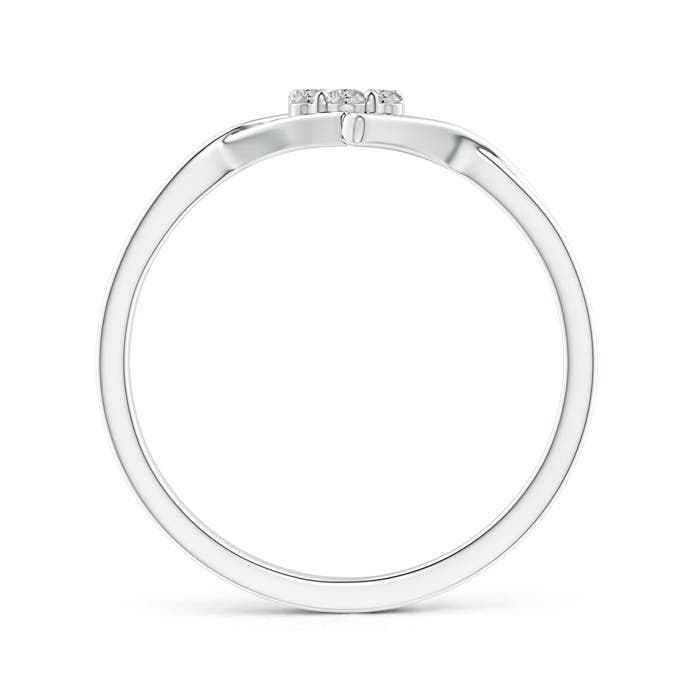 K, I3 / 0.14 CT / 14 KT White Gold