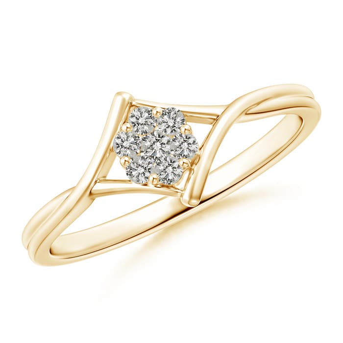 K, I3 / 0.14 CT / 14 KT Yellow Gold