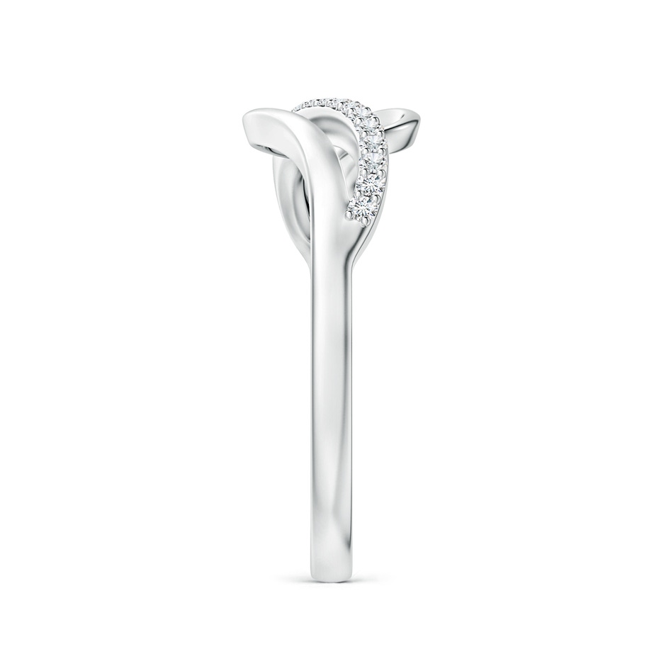 1.65mm GVS2 Diamond Swirl Bypass Ring in White Gold side 299