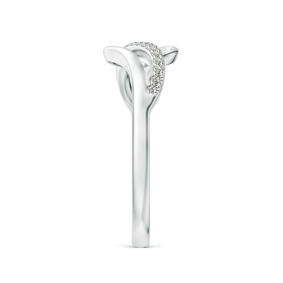 1.65mm KI3 Diamond Swirl Bypass Ring in S999 Silver side 299