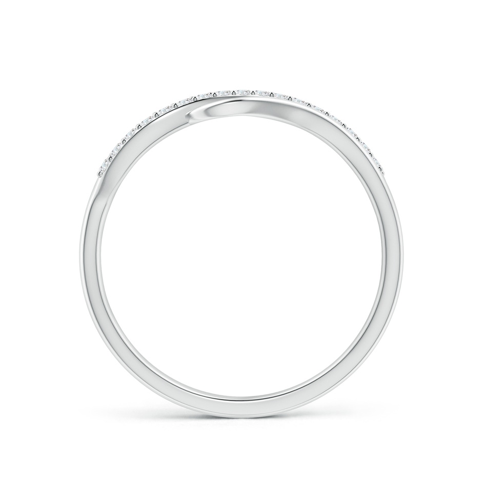 1mm GVS2 Diamond Swirl Bypass Ring in White Gold side 199