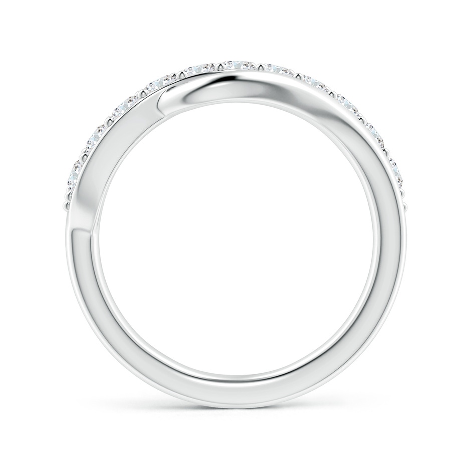 2.5mm GVS2 Diamond Swirl Bypass Ring in P950 Platinum side 199