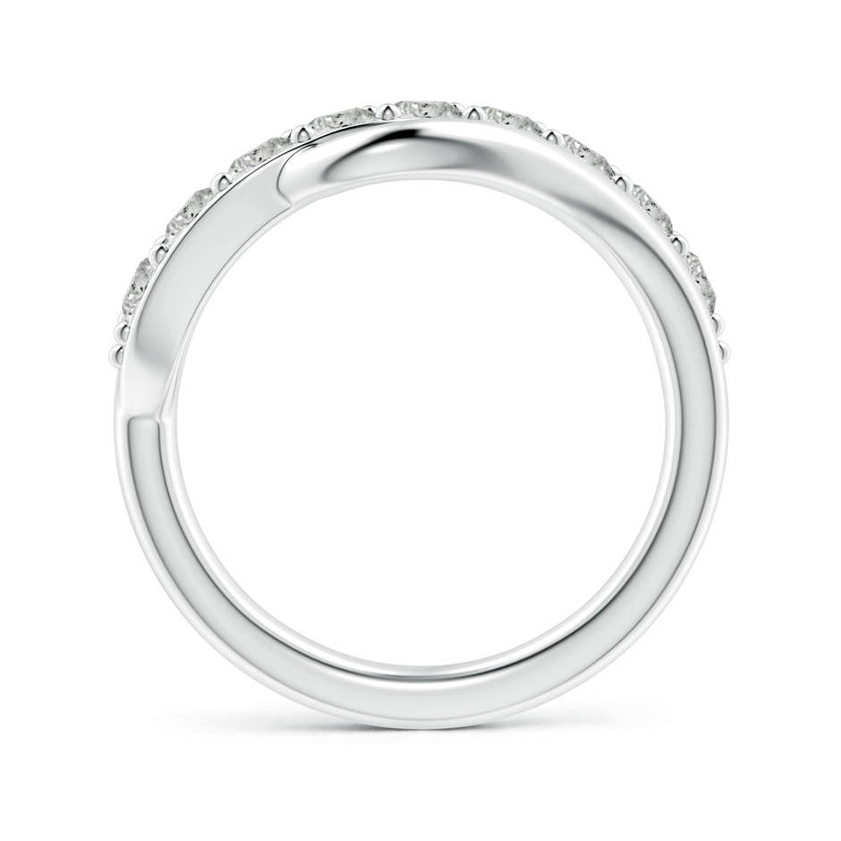 3mm KI3 Diamond Swirl Bypass Ring in P950 Platinum side 199