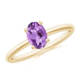 Oval A Amethyst