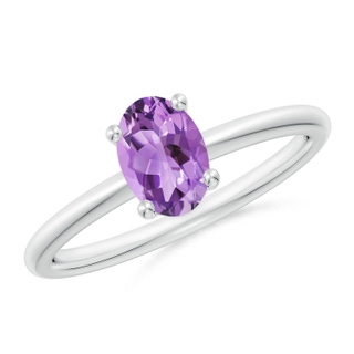 Oval A Amethyst