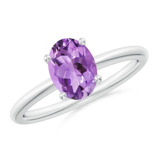 Oval A Amethyst