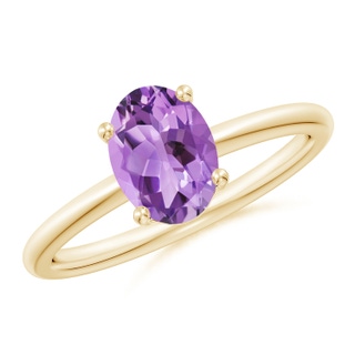 Oval A Amethyst