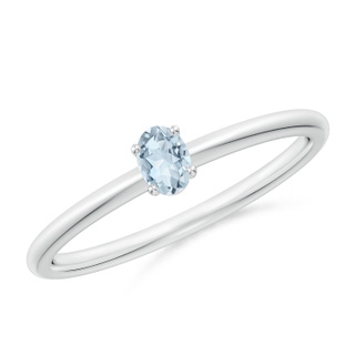 Oval A Aquamarine