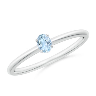 Oval AA Aquamarine