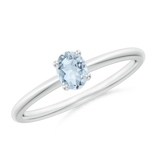 Oval A Aquamarine