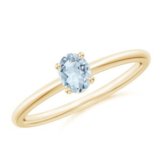Oval A Aquamarine