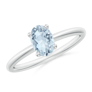 Oval A Aquamarine