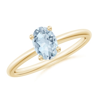 Oval A Aquamarine