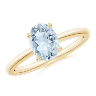 Oval A Aquamarine