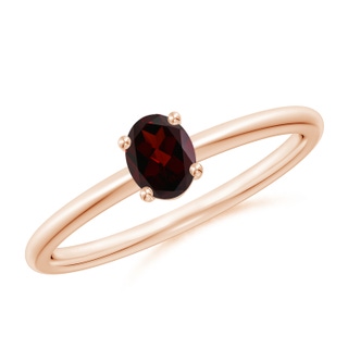 Oval A Garnet
