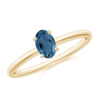 Oval A London Blue Topaz