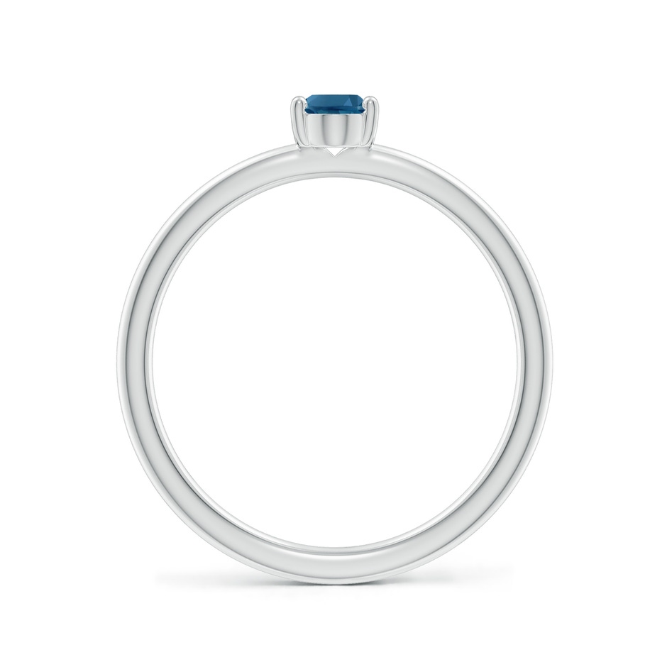 6x4mm AAA Classic Solitaire Oval London Blue Topaz Promise Ring in White Gold side 199