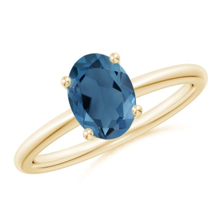 Oval A London Blue Topaz