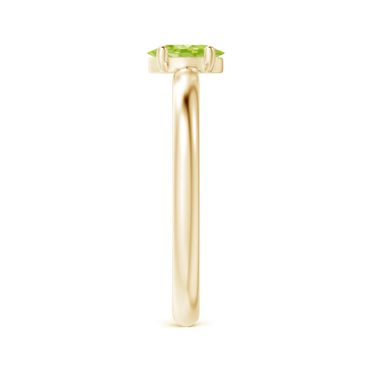 AA - Peridot / 0.48 CT / 14 KT Yellow Gold