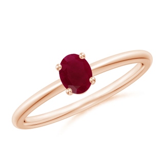 Oval A Ruby