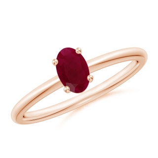 Oval A Ruby