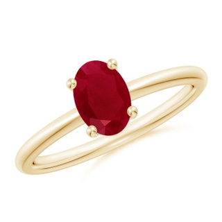 Oval AA Ruby