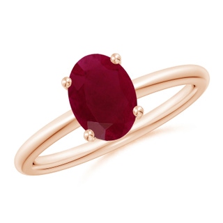 Oval A Ruby