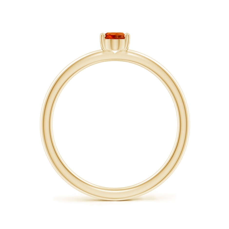 6x4mm AAAA Classic Solitaire Oval Spessartite Promise Ring in 18K Yellow Gold side 199