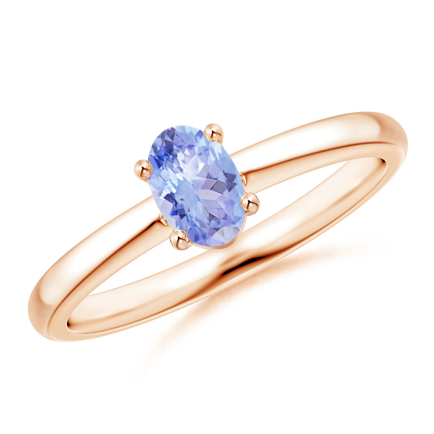 AA - Tanzanite / 0.45 CT / 14 KT Rose Gold