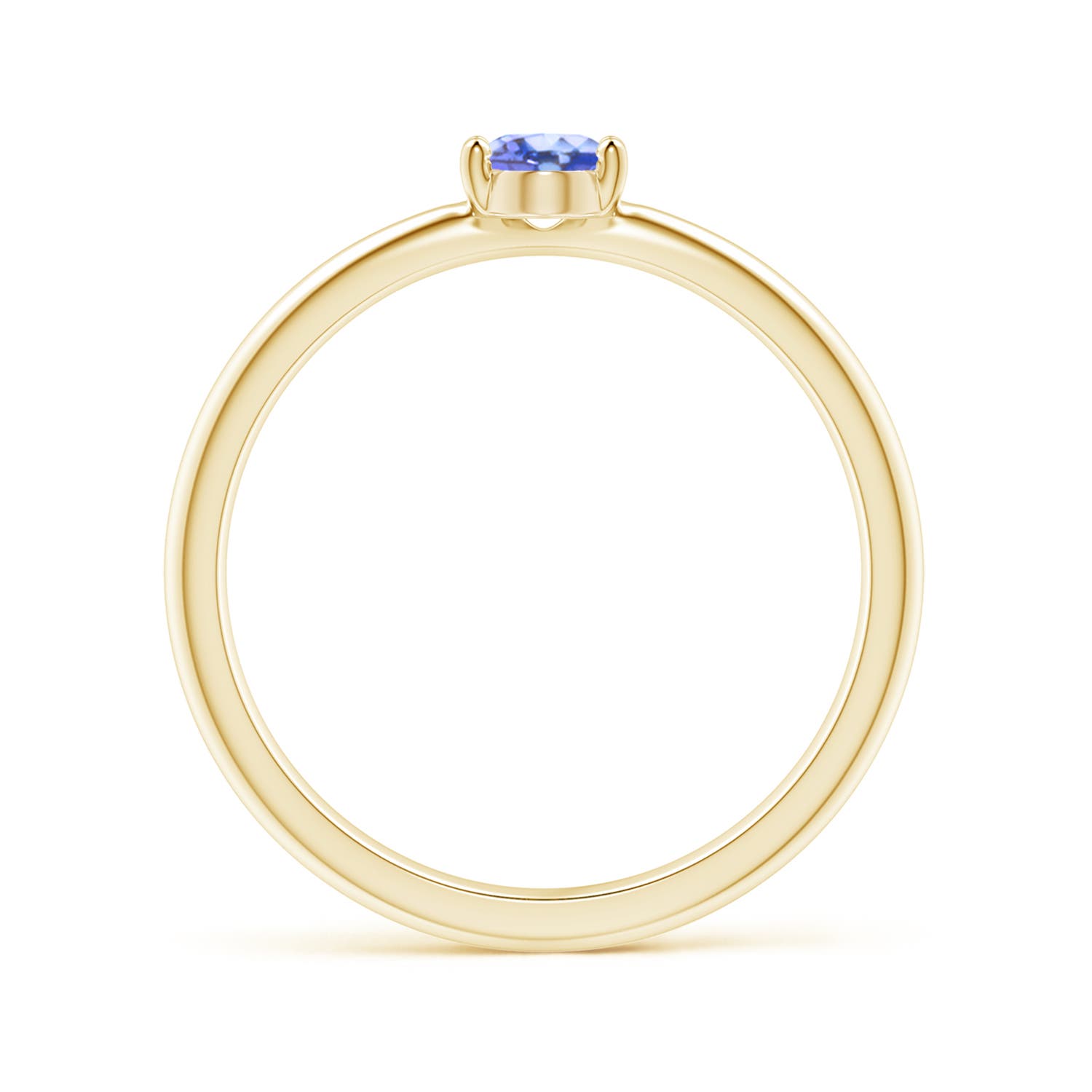 AA - Tanzanite / 0.45 CT / 14 KT Yellow Gold