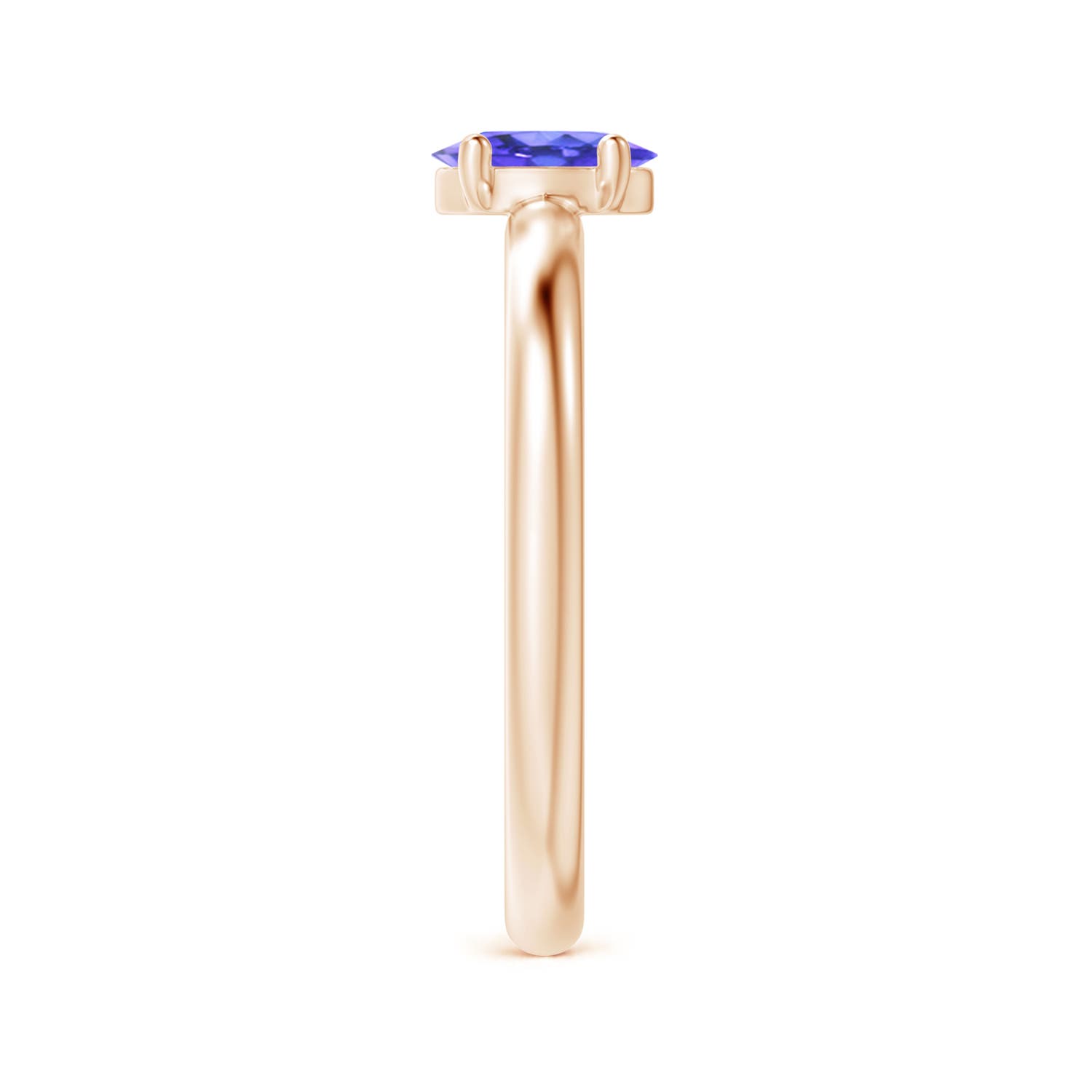 AAA - Tanzanite / 0.45 CT / 14 KT Rose Gold