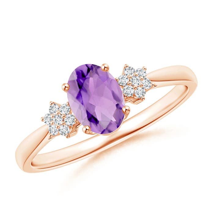 A - Amethyst / 0.78 CT / 14 KT Rose Gold