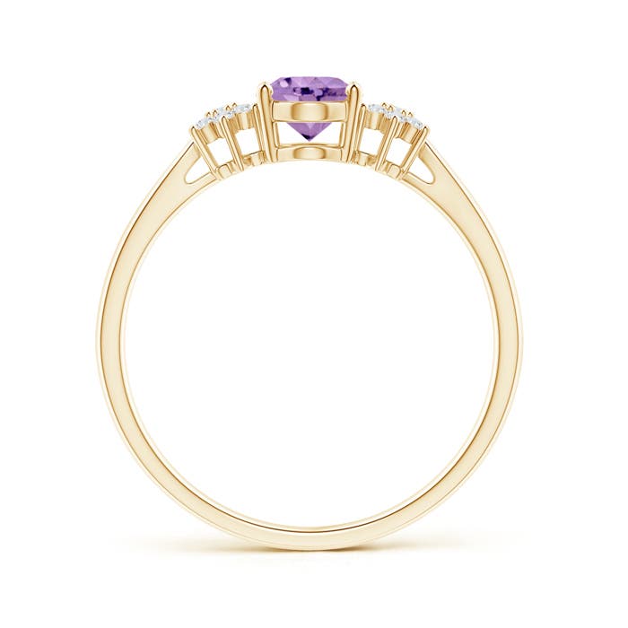 A - Amethyst / 0.78 CT / 14 KT Yellow Gold