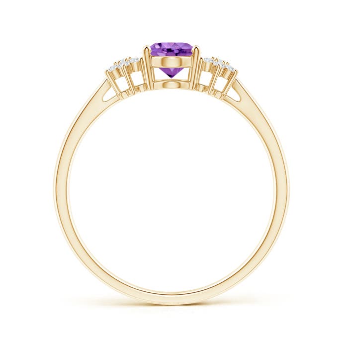 AA - Amethyst / 0.78 CT / 14 KT Yellow Gold