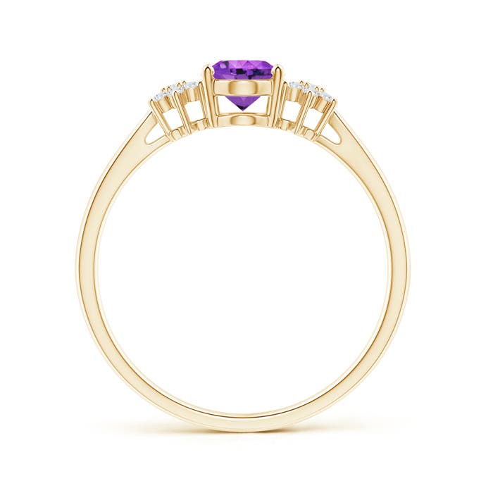 AAA - Amethyst / 0.78 CT / 14 KT Yellow Gold