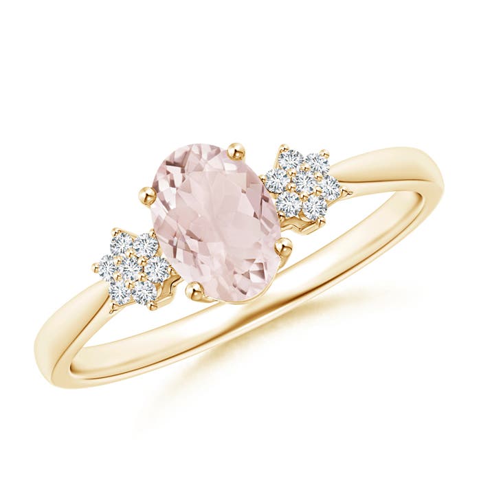 A - Morganite / 0.78 CT / 14 KT Yellow Gold