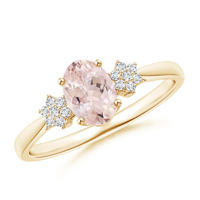 AA - Morganite / 0.78 CT / 14 KT Yellow Gold