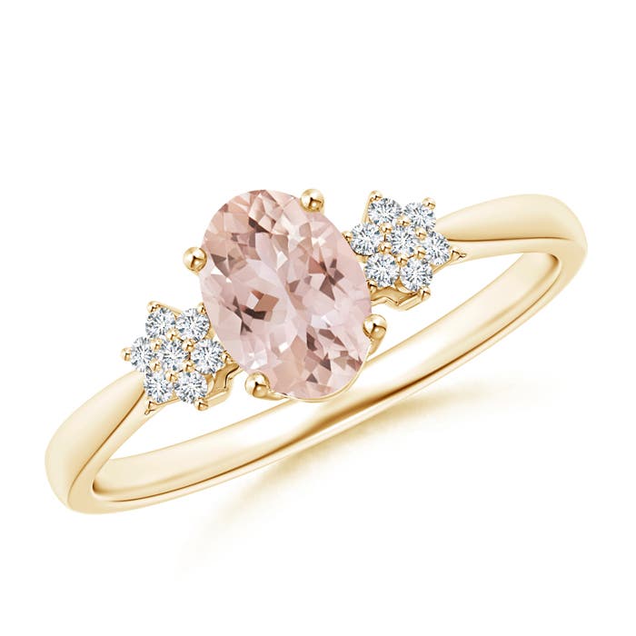 AAA - Morganite / 0.78 CT / 14 KT Yellow Gold