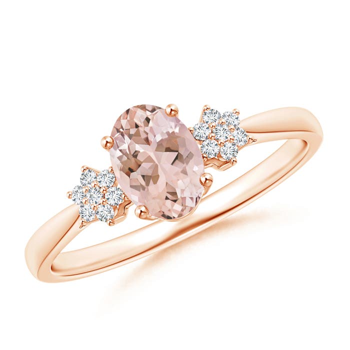 AAAA - Morganite / 0.78 CT / 14 KT Rose Gold