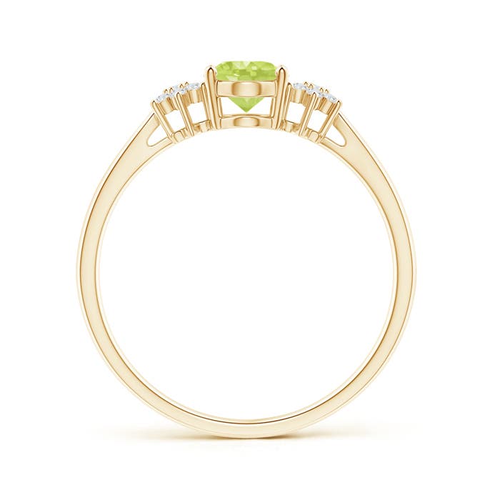 A - Peridot / 0.93 CT / 14 KT Yellow Gold