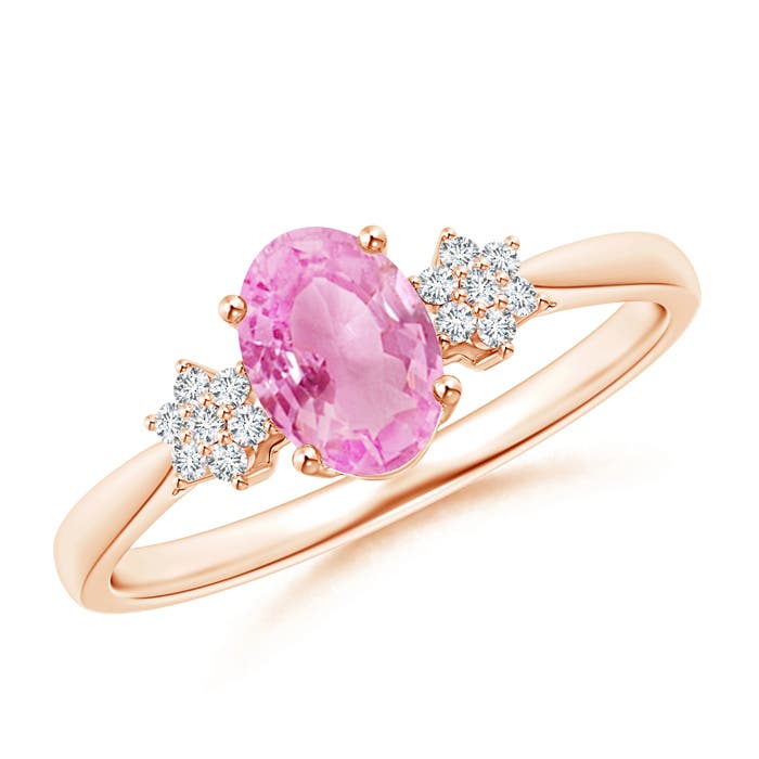 A - Pink Sapphire / 0.93 CT / 14 KT Rose Gold