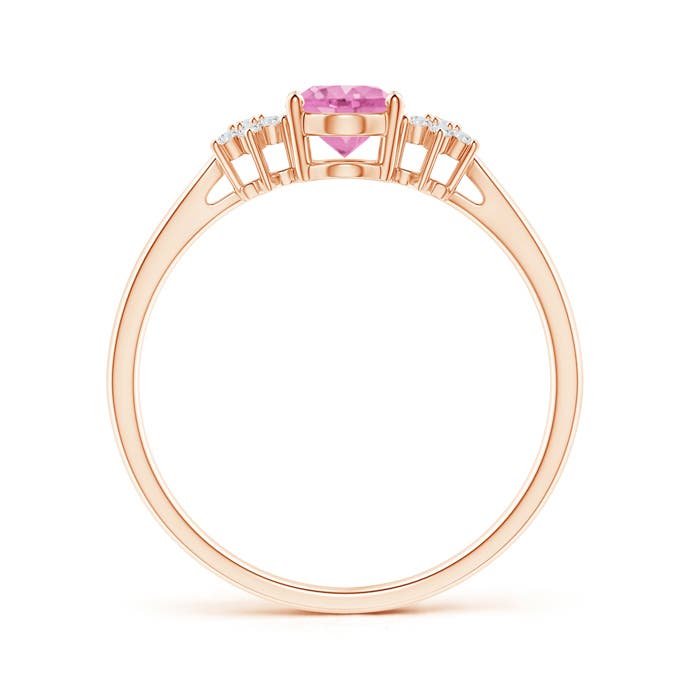 A - Pink Sapphire / 0.93 CT / 14 KT Rose Gold