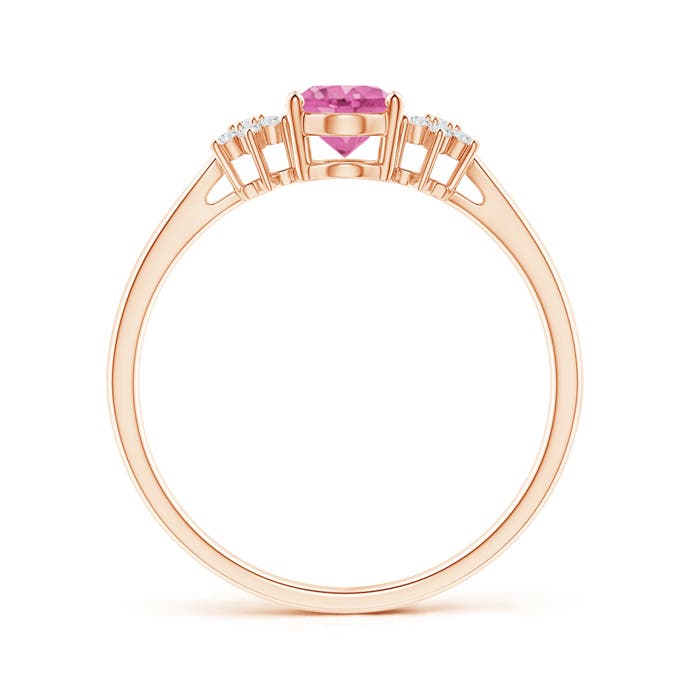 AA - Pink Sapphire / 0.93 CT / 14 KT Rose Gold