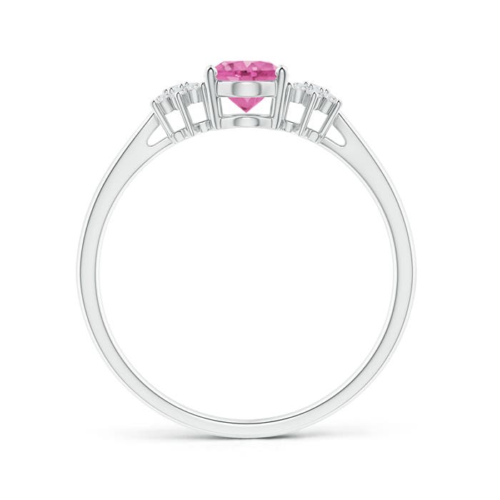 AA - Pink Sapphire / 0.93 CT / 14 KT White Gold