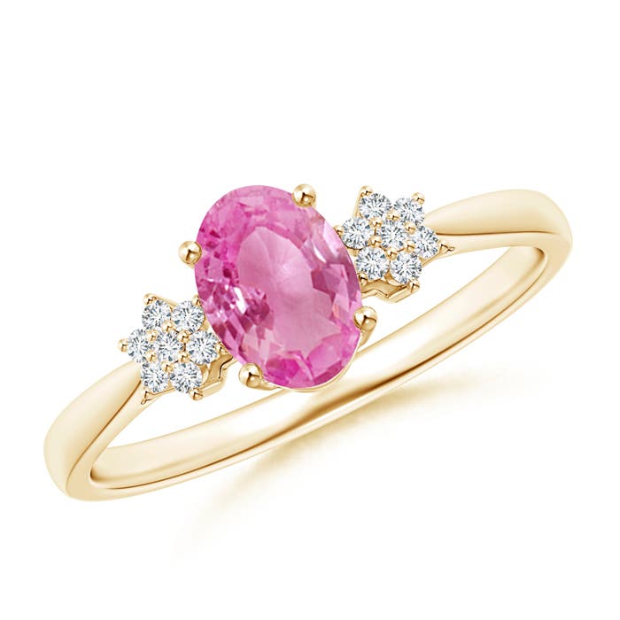 AA - Pink Sapphire / 0.93 CT / 14 KT Yellow Gold