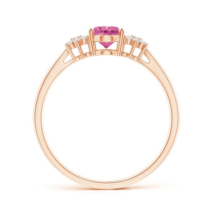 AAA - Pink Sapphire / 0.93 CT / 14 KT Rose Gold