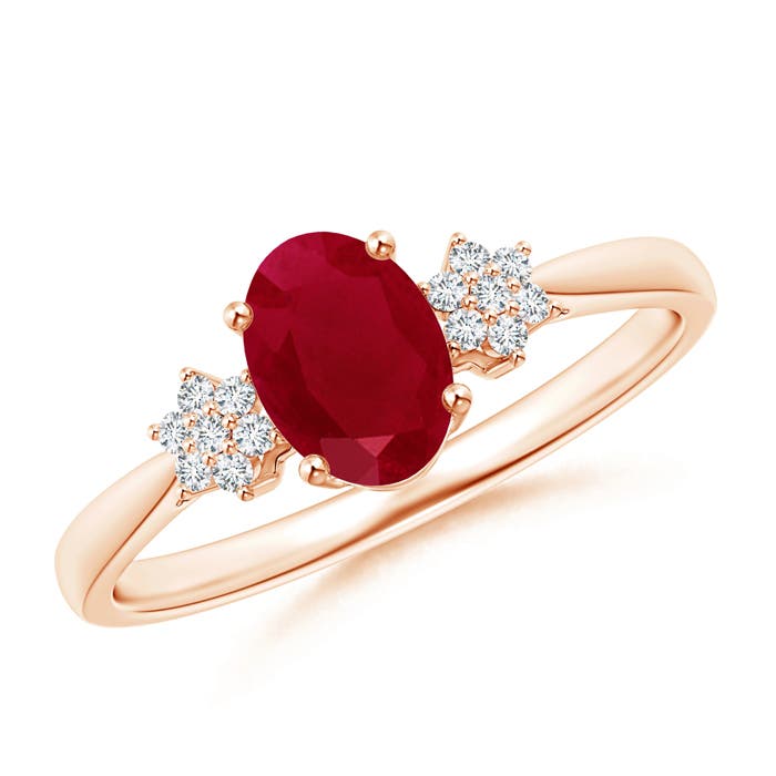 AA - Ruby / 1.08 CT / 14 KT Rose Gold